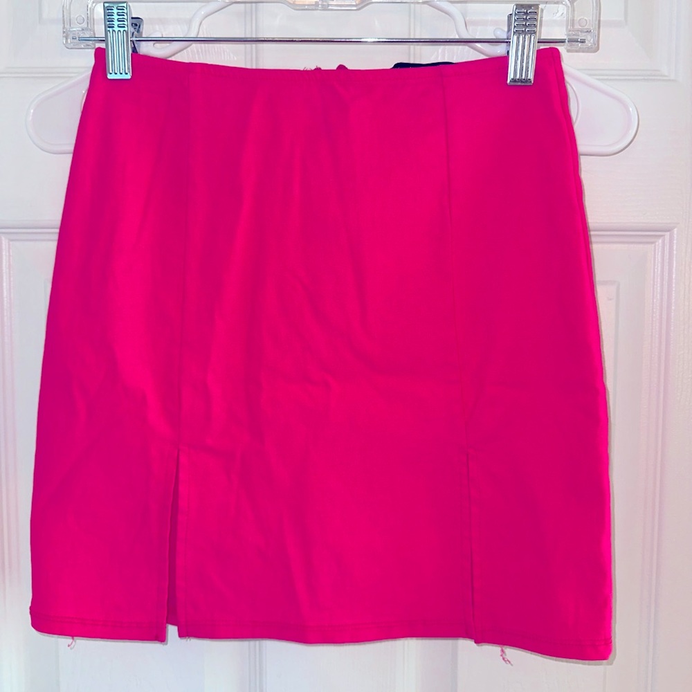 Boutique Small Neon Pink Mini Skirt